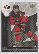 2018 Upper Deck Team Canada Juniors Fall Expo Midnight 37/50 Sam Steel #13 9o1