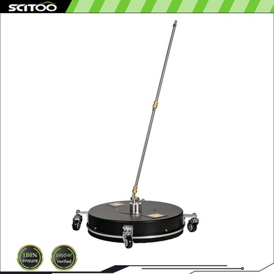 #ad 18.5quot; Black Pressure Washer Surface Cleaner w 4 Wheels Stainless Steel 4000 PSI $90.52