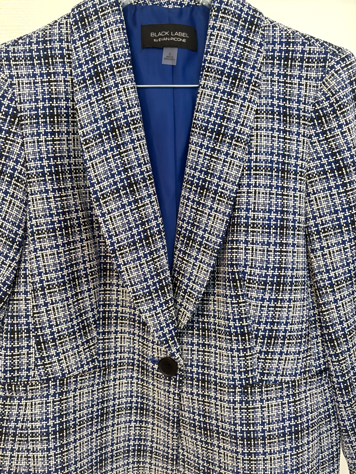 Evan Picone Black Label Single Button Blazer Bouc… - image 5