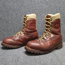 Vintage Chippewa Kush N’ Kollar Mountaineering Boots 5480 Size 10 E USA Made
