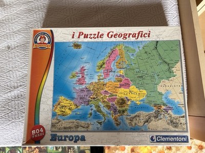 Puzzle Landkarte Europa Clementoni