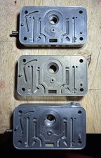 Lot Of 3 Holley Metering Blocks