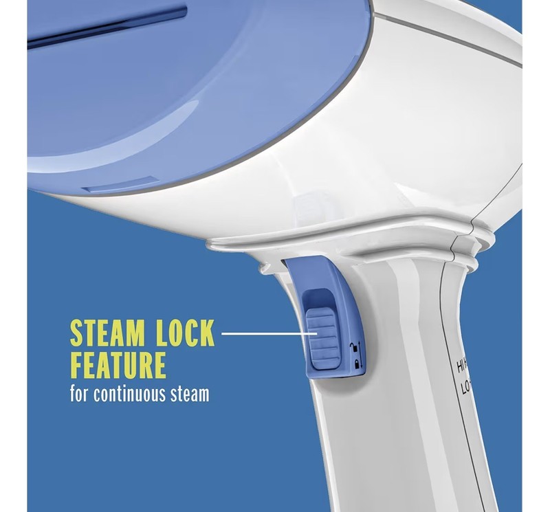 Conair ExtremeSteam Handheld Garment Steamer 1200W White/Blue 
