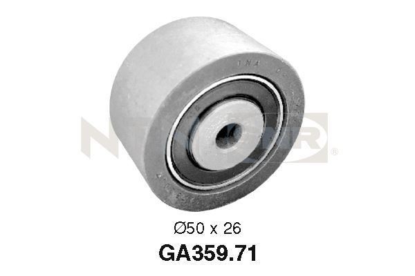 SNR GA359.71 Umlenk-/FüHrungsrolle, Keilrippenriemen FüR CitroËN-image