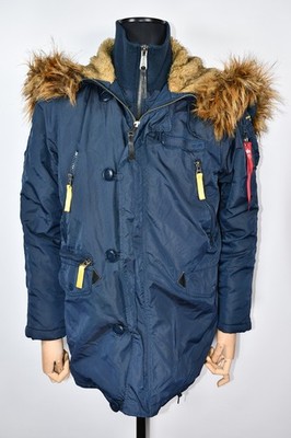 Alpha Industries Winter Jacket PPS N3B Jacket Parka Men's Navy Blue size M