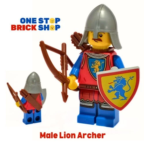 LEGO Castillo Caballeros León 10305 - 9X Nuevo Halcón/León Minifiguras Paquete de Batalla Foto 4 de 4