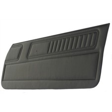 Parts Unlimited Standard Door Panels Front Pair Black 1970-71 Camaro