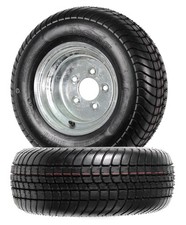 2-pack Trailer Tire Rim 20.5x8-10 20565-10 20.5x8.0-10 5 Lug Load E Galvanized
