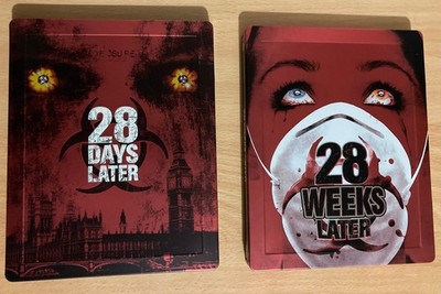 28 Tage später + 28 Wochen später - Blu-ray Zavvi Steelbooks - geöffnet/top Zustand