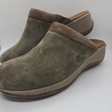 Acorn Women's Vista Wedge Suede Comfort Clog Size 11