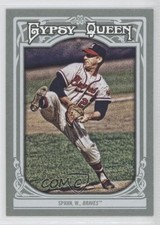 2013 Topps Gypsy Queen Warren Spahn #348 HOF 9b3
