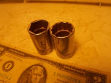 Snap On 3/8" Drive 19MM 6PT or 3/4 12pt Semi Deep Chrome Socket FREEShipAfter1