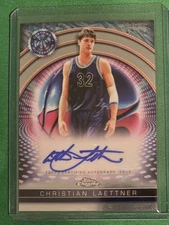 #TCAI-CL CHRISTIAN LAETTNER 2025 TOPPS CHROME AUTOGRAPH 