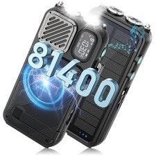 Emergency Radio 22000mAh Solar Power Bank, FM NOAA Weather Radio, Portable Ha...