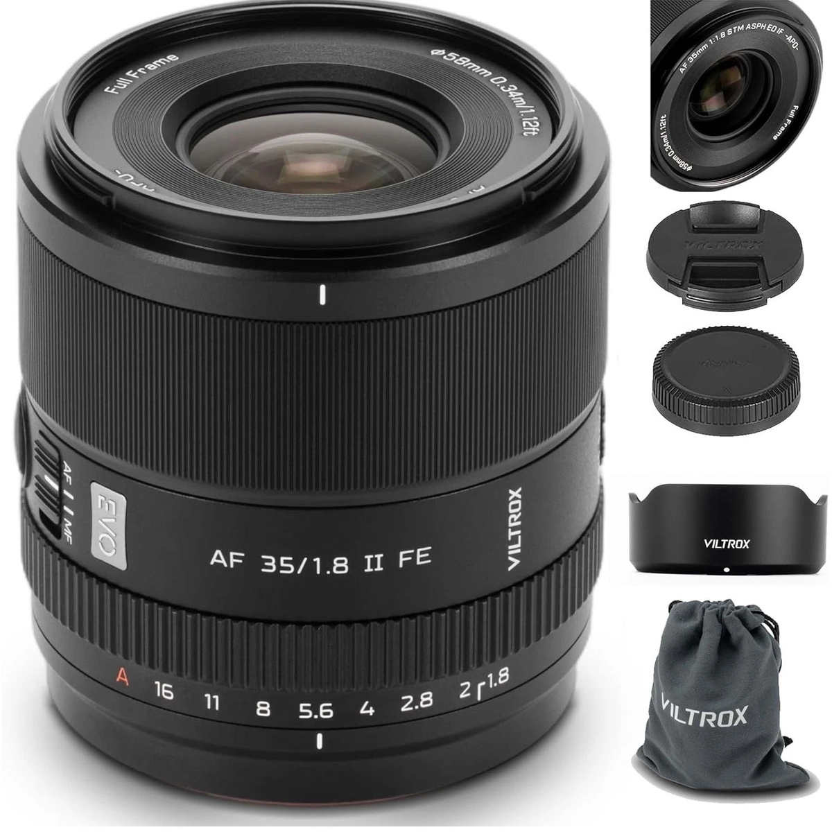 Viltrox AF 35mm F1.8 II EVO APO FE Lens for Sony E Mount Full