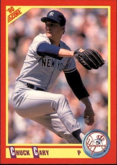 1990 Score #393 Chuck Cary
