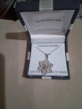 Sterling Silver Snowflake Necklace