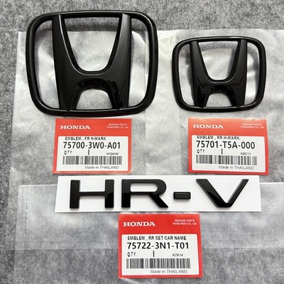 Front Grille Trunk Car Name Emblem For Honda HR-V 2023-2026 Touring Sport Badge