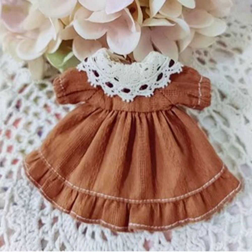 VETEMENTS Gonna vestito con colletto alla moda per bambole 1 11 OB11 per bambole 1 12 BJD