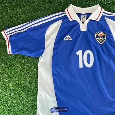 Stojkovic - Yugoslavia 2000 2001 Official Jersey Shirt Kit - US L