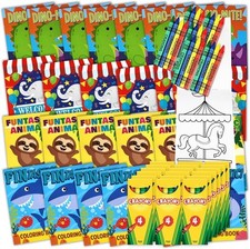 Bulk Coloring Books For Kids 72 Pack Mini 1 Count Pack of 72 , Assorted