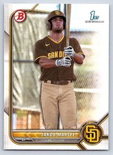 JAKOB MARSEE  PADRES RC 1st card   2022 BOWMAN DRAFT #BD-73