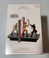 Hallmark Keepsake 2009 Star Wars The Phantom Menace  A Deadly Duel  NEW