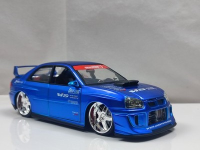 Jada 1/24 Subaru Impreza Sti Blue JDM Sports Car Boxed | eBay