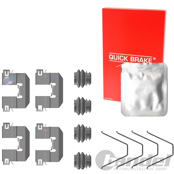 Quick Brake MONTAGE-SATZ BremsbelÄGe ZubehÖR Hinten Passend FüR KIA Picanto |-image