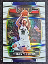 2021-22 Jordan Clarkson Panini Select Concourse Set White Prizm SP /149 Jazz