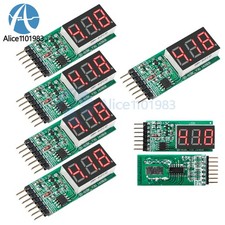 5pcs 2-6s RC Li-Po Battery Voltage Tester Indicator Checker Monitor 7.4V-22.2V