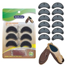 Unikstep 6 Pairs Shoe Heel Plate Tap, 6 Pair Pack of 1 , Khaki