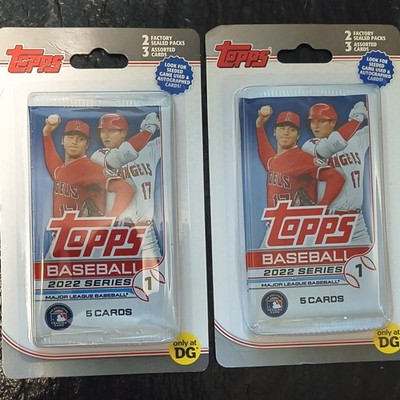 (2) Blister pks 2022 Topps Series 1 MLB Factory Sealed 2 Packs each, 4 total pks
