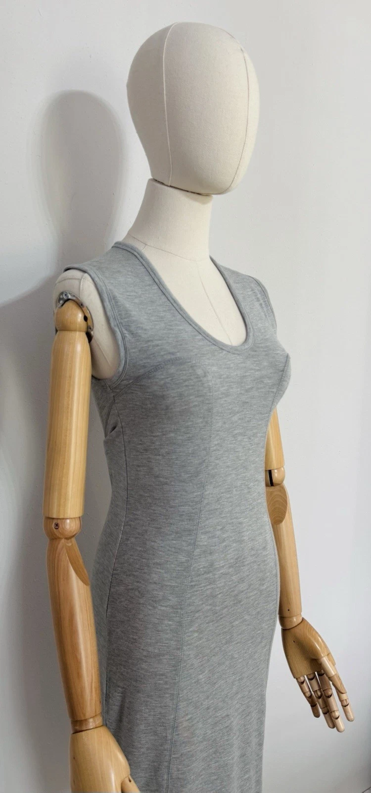 Abito midi bodycon grigio erica donna Alexander Wang taglia S nuovo senza etichette