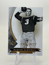 2012 Exquisite Collection Gold /85 Daryle Lamonica #44 Notre Dame Irish Card SP