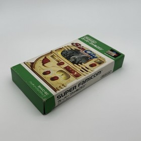 LOT Sim City 2000 & Sim City SFC Tested Boxed Nintendo Super Famicom SNES Japan