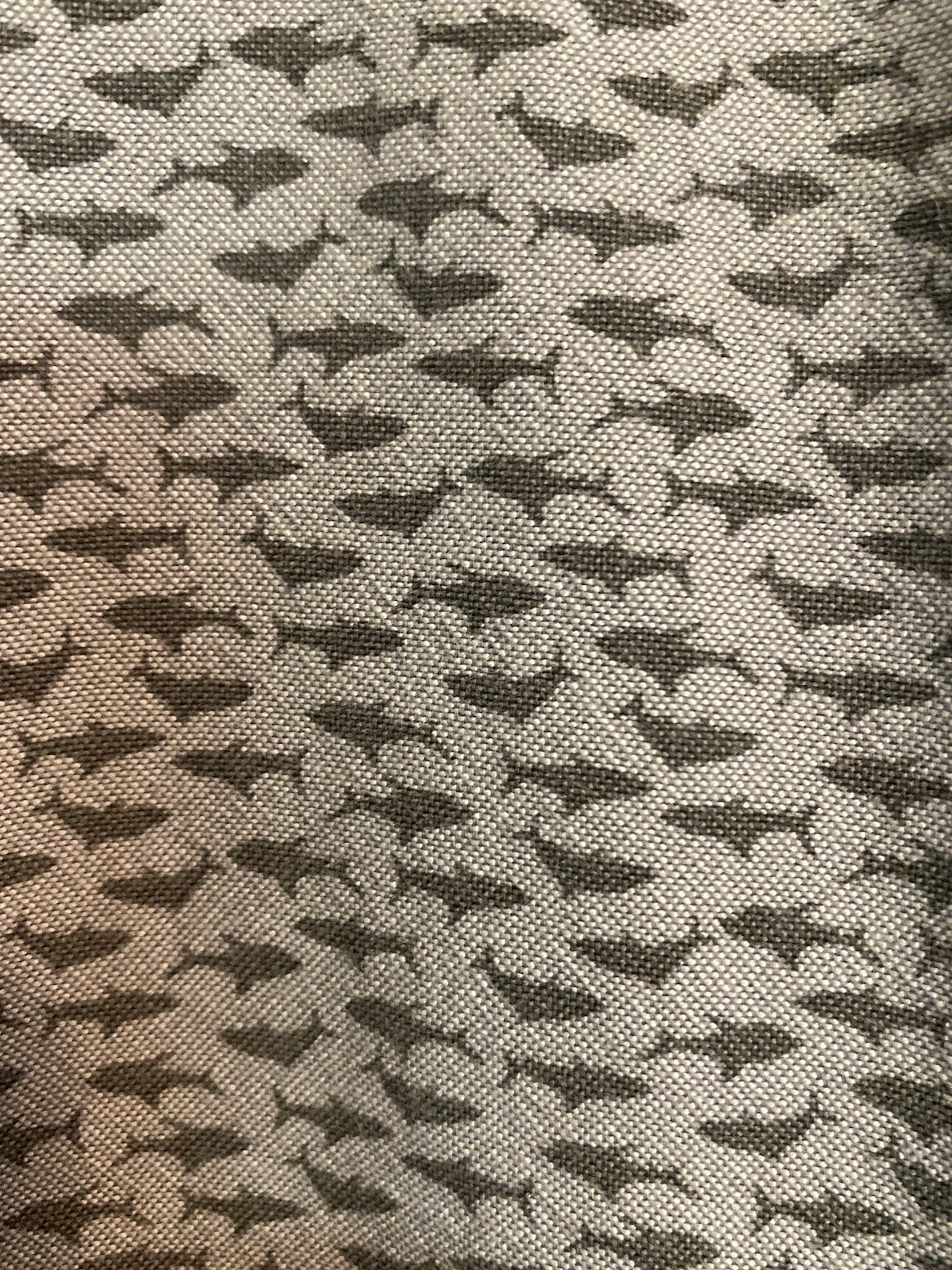 American Eagle Fray Shark Pattern Button Down Shi… - image 5