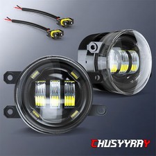 Black Led Fog Lights Driving Lamp For 2009-2015 Toyota Corolla Dot Bumper Lamp