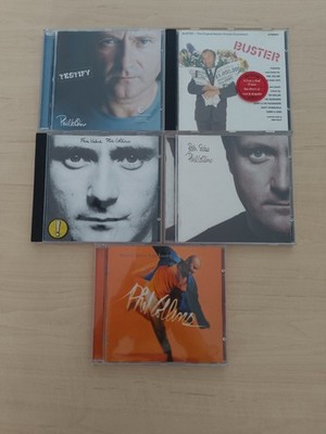 Lot 5 CD Phil Collins Face Value No Jacket Required Dance Into The Light Testify