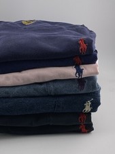 Lot Of 7 Polo Ralph Lauren Mens Size Medium CrewNeck T Shirt Multicolor A1305