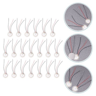 20 Pcs Piezoelektrische Scheibe Tonabnehmer Piezoelektrischer Summer