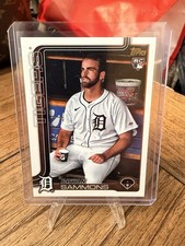 2025 Topps Update- Bryan Sammons #US198 (RC) Golden Mirror Image Variation