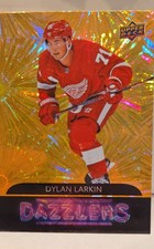 2020-21 Upper Deck - Dazzlers Dylan Larkin #DZ-17 Orange Red Wings