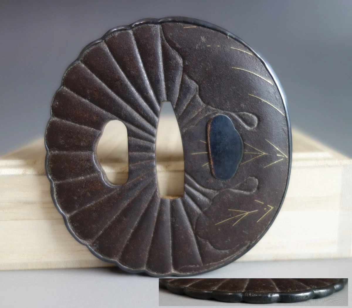 Iron 主1850-1899 年日本刀镡| eBay