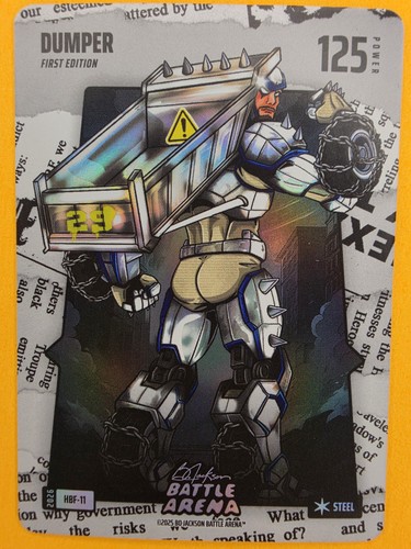 2026 Bo Jackson Battle Arena Dumper Steel Headliner Foil HBF-11