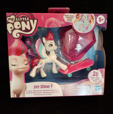 My Little Pony 3'' Zipp Storm New Generation Crystal Adventure NEW w/Accessories