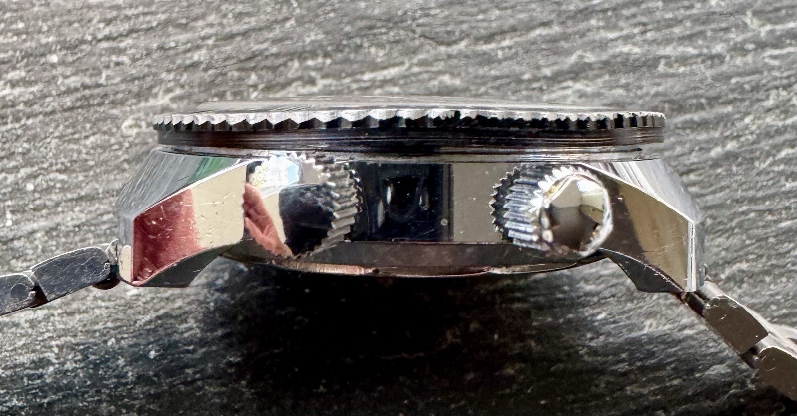 LOVELY VINTAGE SICURA MARINE CHRONO MEN WRISTWATCH CIRCA:1970’s-JUMBO image 6