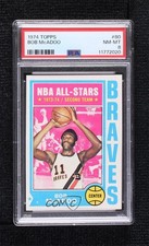 1974-75 Topps Bob McAdoo #80 PSA 8 HOF 0e1c