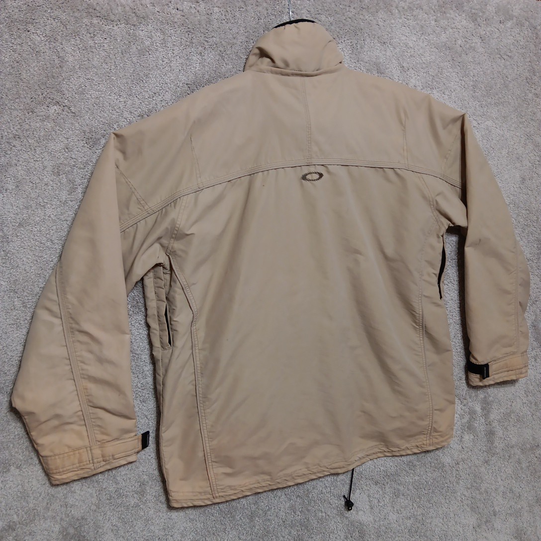 Oakley Software Jacket Men Large Beige Cream Full… - image 11