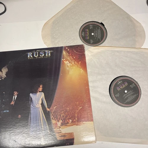 Rush - Exit Stage Left 1981 Vintage SRM-2-7001 Vinyl Double LP VG+ See Pics LOOK
